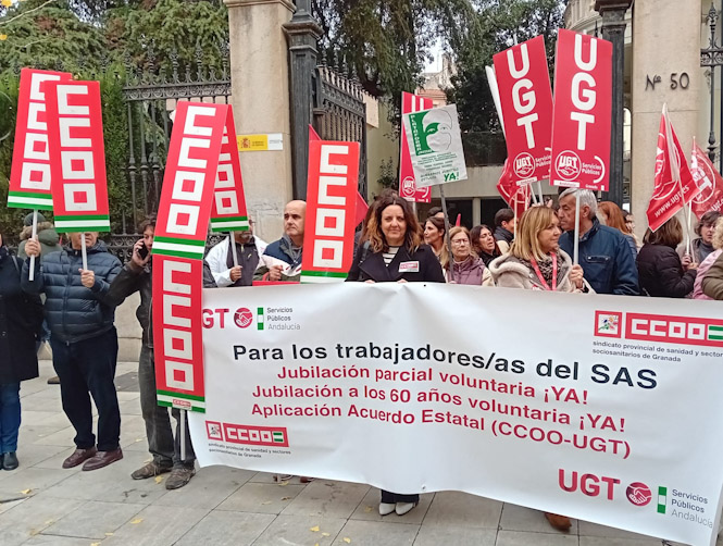 Imagen de la concentración (CCOO)