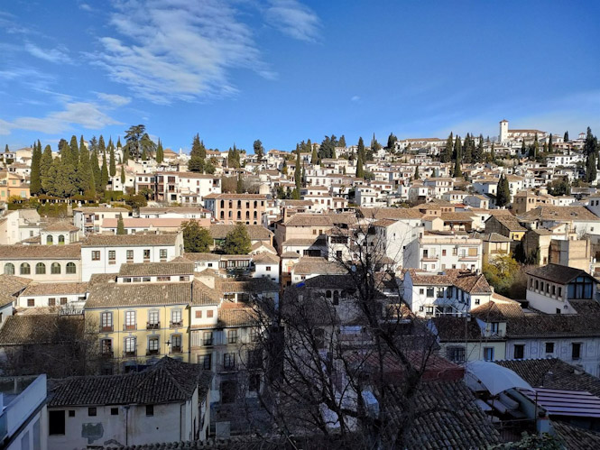 Albaicín, desde el Mirador de la Churra, en Granada. Archivo (EUROPA PRESS)