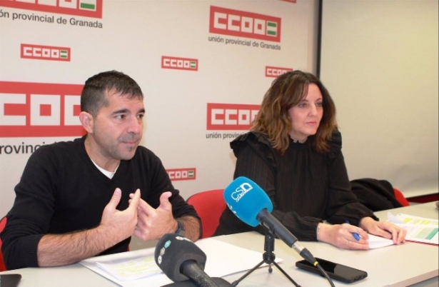 Daniel Mesa y Ana Rodríguez, de CCOO (CCOO) Daniel Mesa y Ana Rodríguez, de CCOO (CCOO)