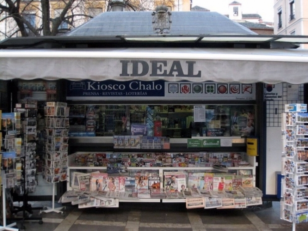 Quiosco Chalo, en Plaza Nueva, en imagen de archivo (LOTERÍAS Y APUESTAS DEL ESTADO) Quiosco Chalo, en Plaza Nueva, en imagen de archivo (LOTERÍAS Y APUESTAS DEL ESTADO)