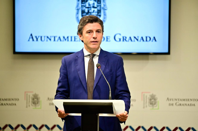 El portavoz del gobierno local en el Ayuntamiento de Granada, Jorge Saavedra, en imagen de archivo (AYUNTAMIENTO DE GRANADA)