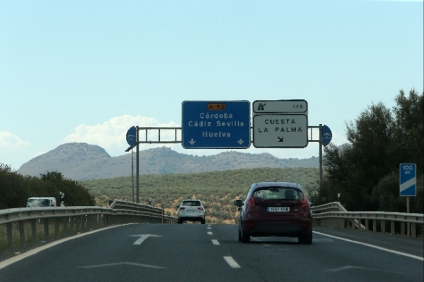 A?92 a su paso por Cuesta de La Palma (JUNTA) 