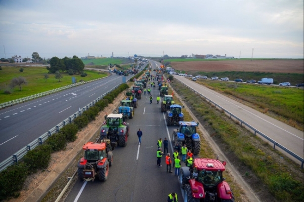 Tractores en una de las protestas de los agricultores (FRANCISCO J. OLMO - EUROPA PRESS) Tractores en una de las protestas de los agricultores (FRANCISCO J. OLMO - EUROPA PRESS)