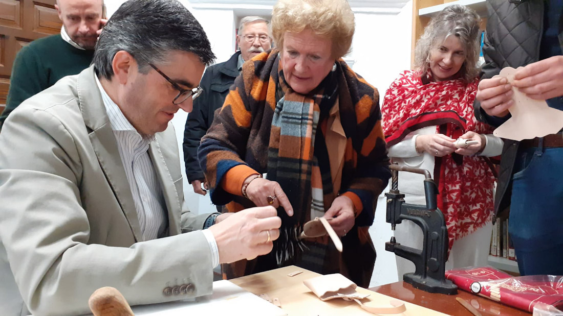 Imagen de la visita al taller (JUNTA)