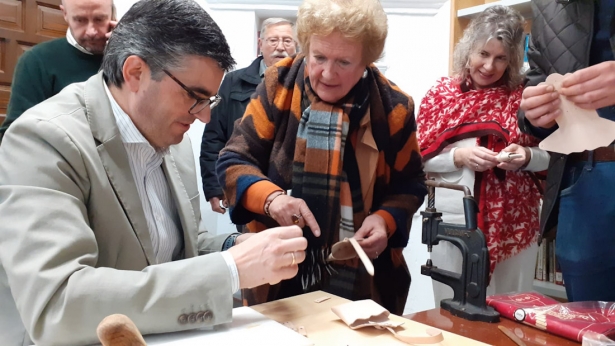 Imagen de la visita al taller (JUNTA)