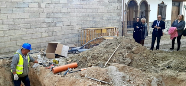 Imagen de la visita a las obras (JUNTA)