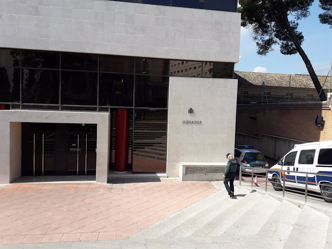 Edificio judicial de La Caleta. Archivo (EUROPA PRESS)