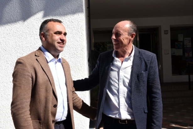 El presidente de la Diputación de Granada, Francis Rodríguez, y el alcalde de Otívar, Francisco Robles - (DIPUTACIÓN) 