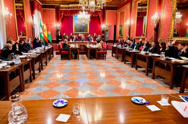Pleno del Ayuntamiento de Granada, en imagen de archivo (AYUNTAMIENTO) Pleno del Ayuntamiento de Granada, en imagen de archivo (AYUNTAMIENTO)