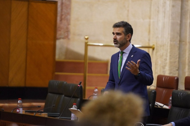El consejero de Sostenibilidad, Medio Ambiente y Economía Azul, Ramón Fernández-Pacheco, en el Parlamento (JUNTA DE ANDALUCÍA) El consejero de Sostenibilidad, Medio Ambiente y Economía Azul, Ramón Fernández-Pacheco, en el Parlamento (JUNTA DE ANDALUCÍA)