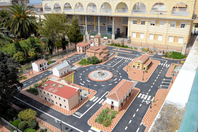 Vista panorámica del parque infantil de tráfico ‘Albolut’ (AYTO. ALBOLOTE)
