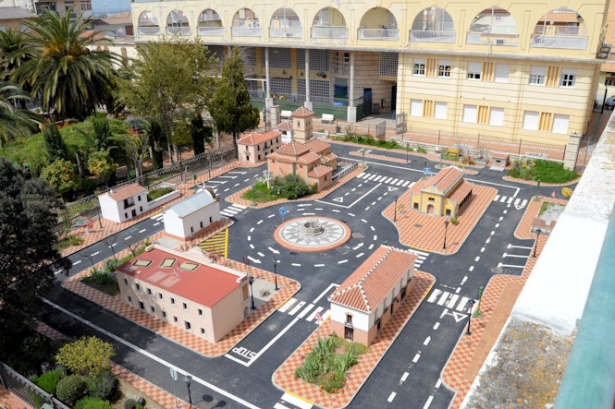Vista panorámica del parque infantil de tráfico ‘Albolut’ (AYTO. ALBOLOTE)