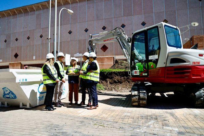 Inicio de las obras del Palacio de los Deportes (AYTO. GRANADA)