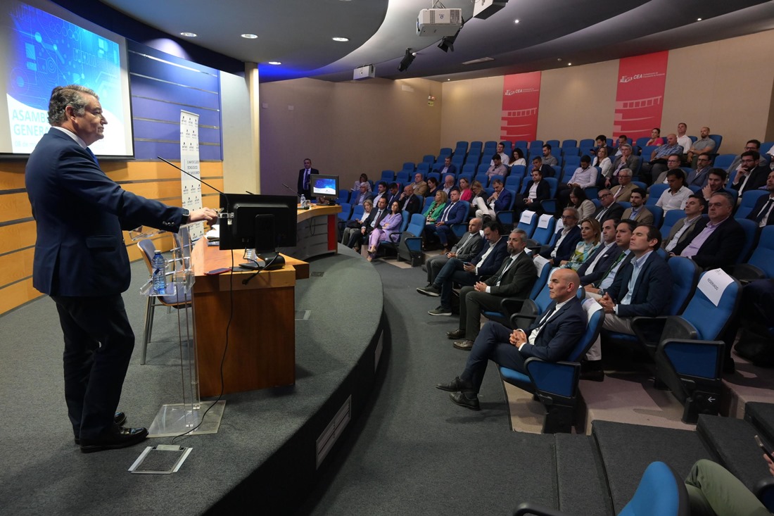 Antonio Sanz durante su intervención (ONTECH)