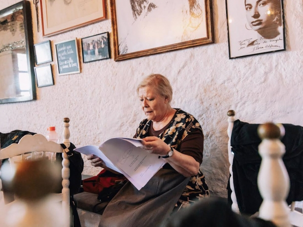 La actriz María Garralón, en una imagen de los trabajos para `Teníamos un plan` (REMITIDA POR OKTANA-CASA DE LA CULTURA) La actriz María Garralón, en una imagen de los trabajos para `Teníamos un plan` (REMITIDA POR OKTANA-CASA DE LA CULTURA)