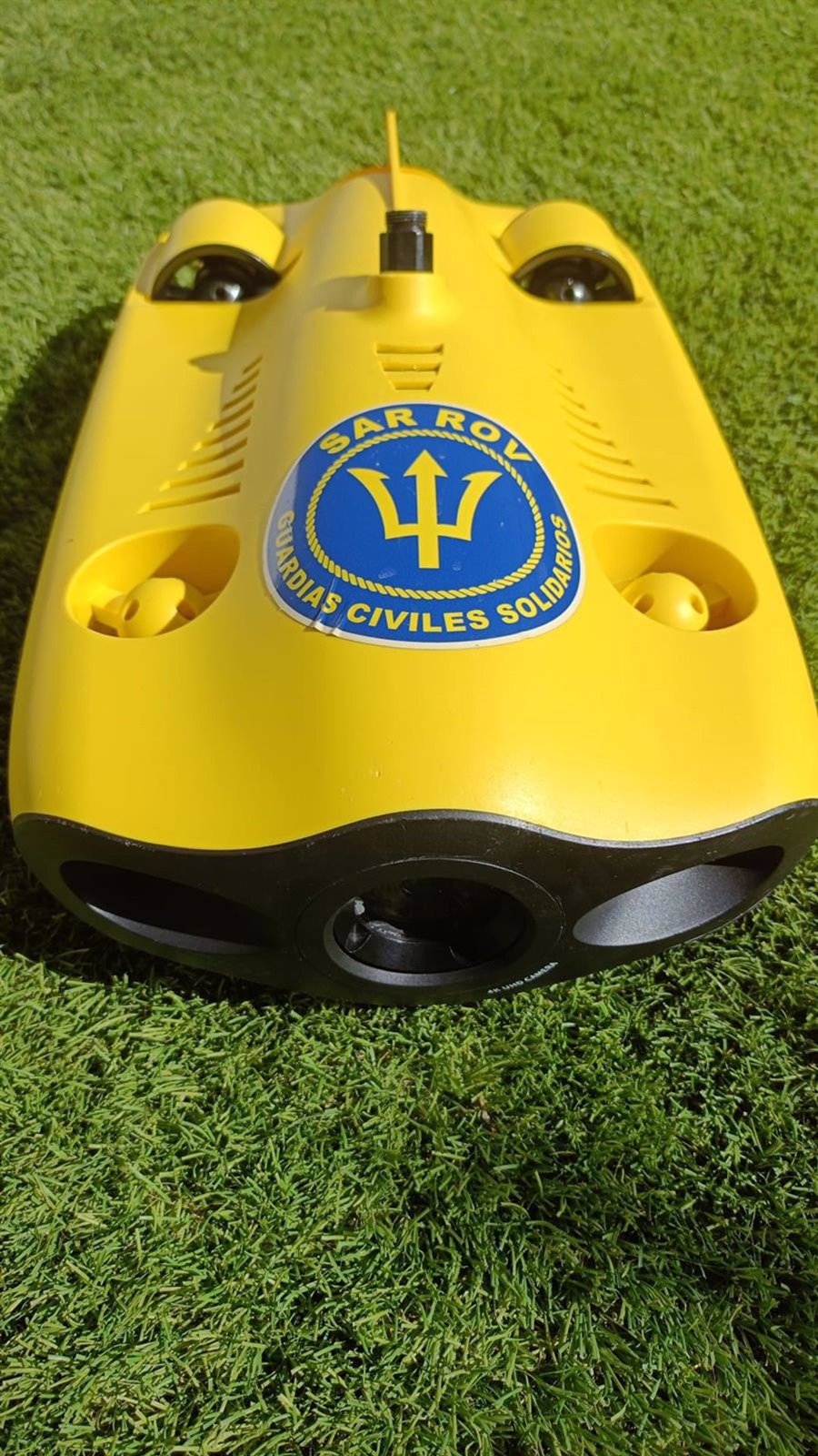 ROV submarino que se usará en la búsqueda del hombre desaparecido en Almuñécar. (GUARDIAS CIVILES SOLIDARIOS)