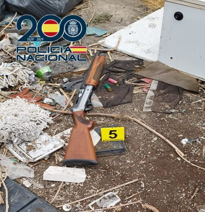 Arma intervenida (POLICÍA NACIONAL)