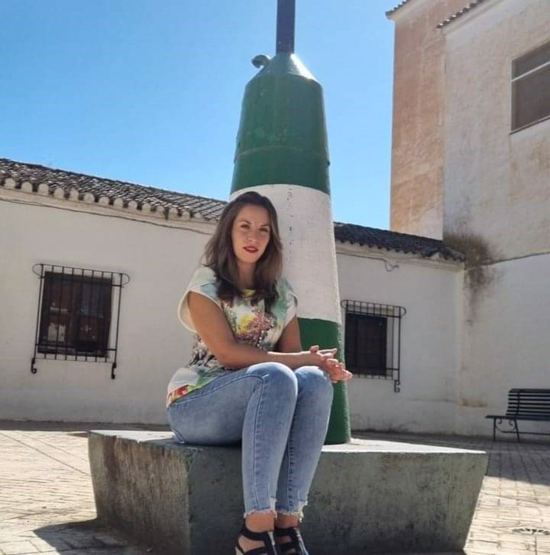 La portavoz de IU en Láchar, Elisabet Barnes (IU)