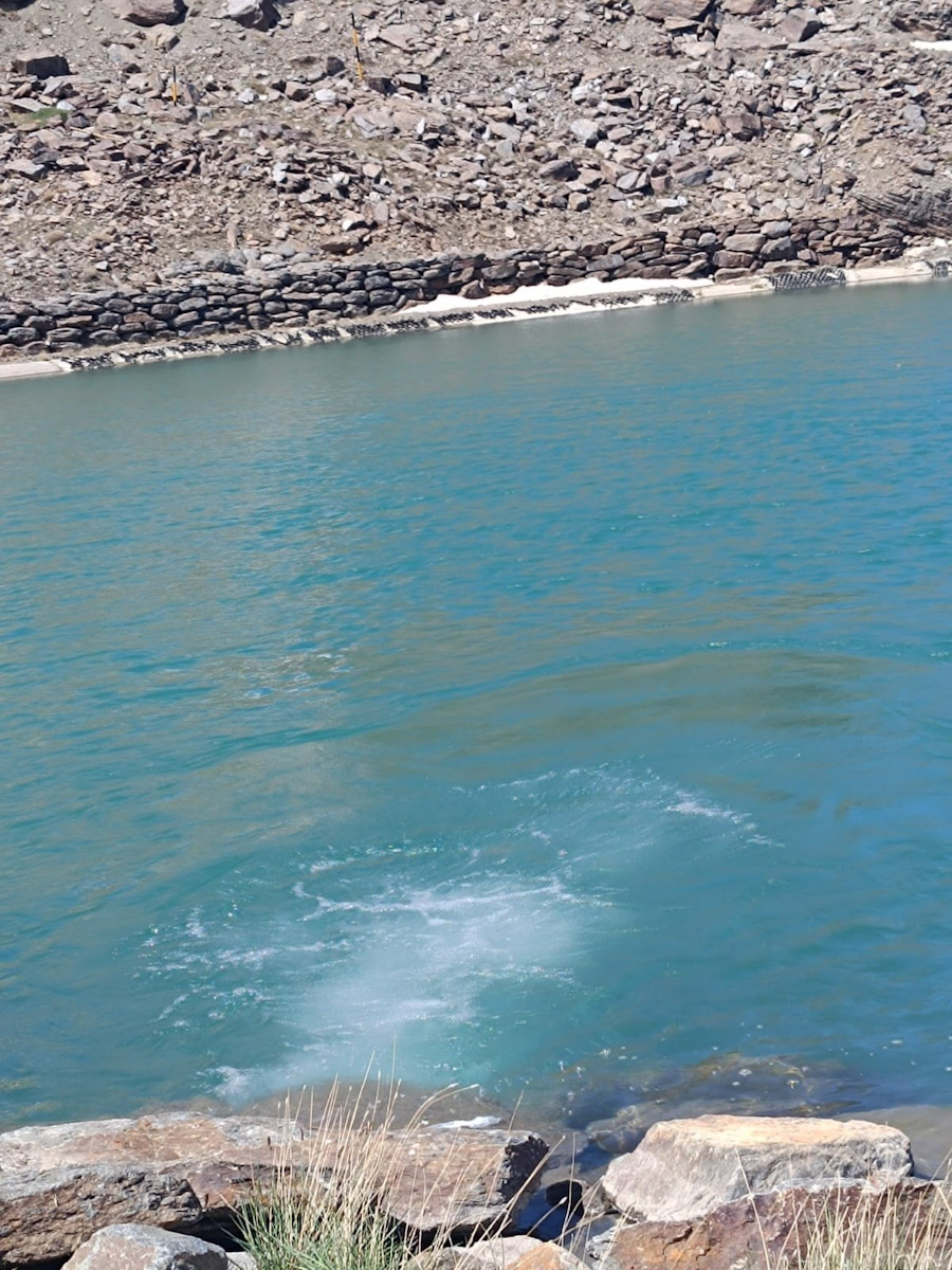 Llenado de balsa el día 8 de junio de 2024 (ECOLOGISTAS EN ACCIÓN)