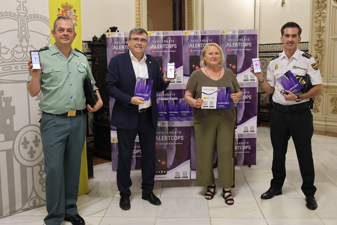 Presentación del botón SOS de Alertcops (JUNTA)