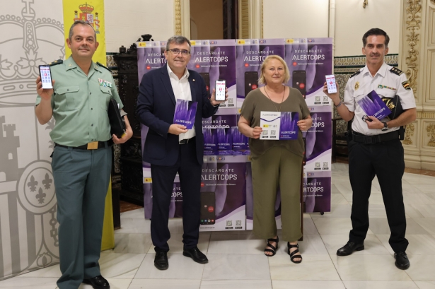 Presentación del botón SOS de Alertcops (JUNTA)