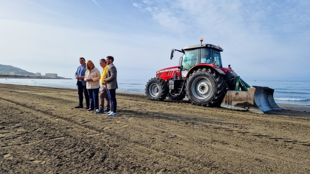 Visita a los trabajos de la PLaya de Las Azucenas (AYTO. MOTRIL)