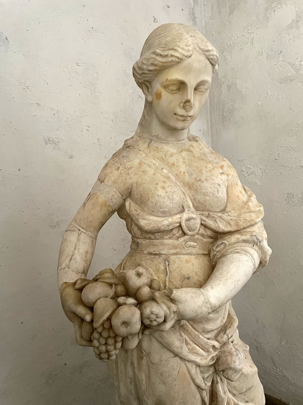 Una de las esculturas restauradas (JUNTA)