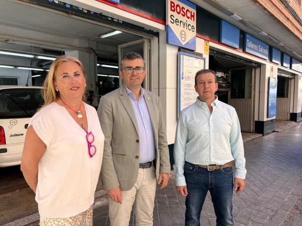 Imagen de la visita a un taller (JUNTA)