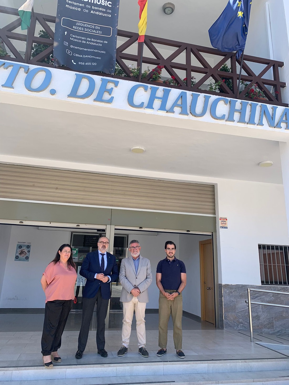 Imagen de la visita a Chauchina (JUNTA)