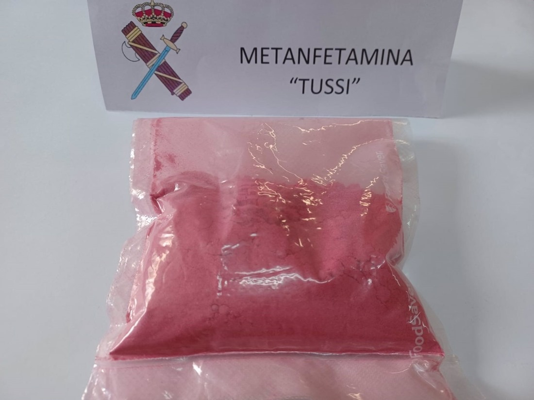 Cocaína rosa. - GUARDIA CIVIL