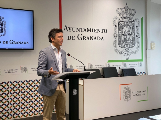 El portavoz del equipo de Gobierno, Jorge Saavedra (AYTO. GRANADA)