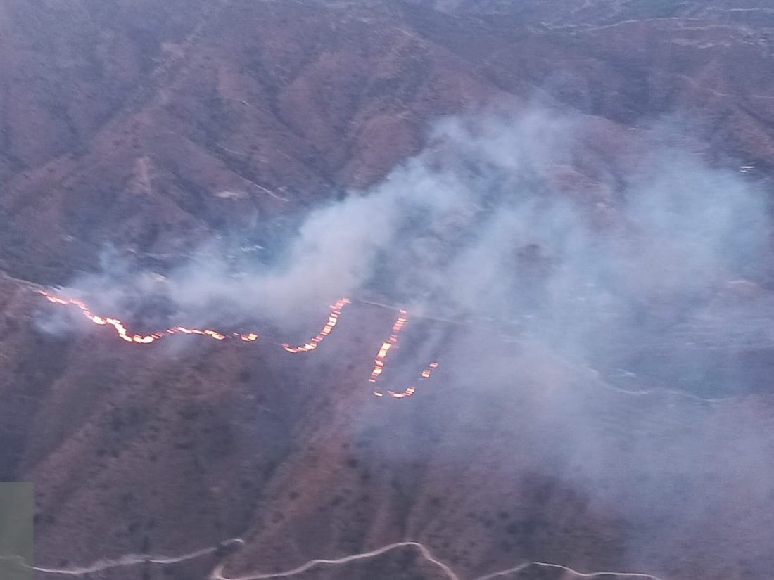 Incendio en Peña Escrita (INFOCA)