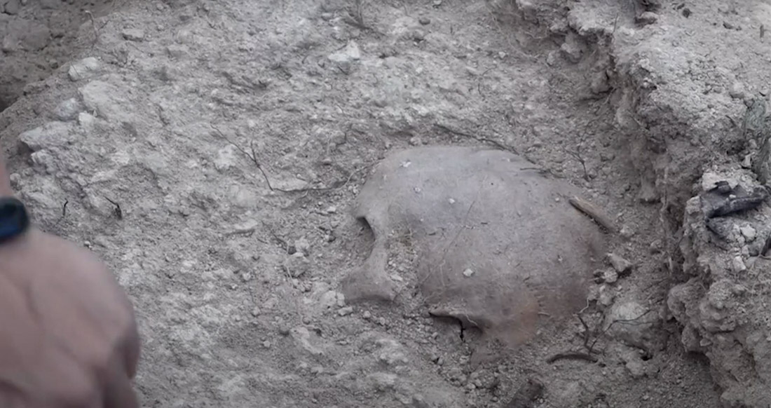 Trabajos de exhumación de víctimas del franquismo en el cementerio de Padul (UGR)
