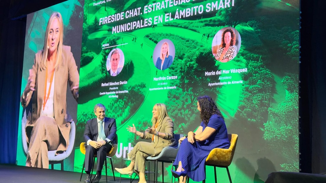 Marifran Carazo en el foro “GreenCiites, Urban inteligence and sustainability” (AYTO. GRANADA)