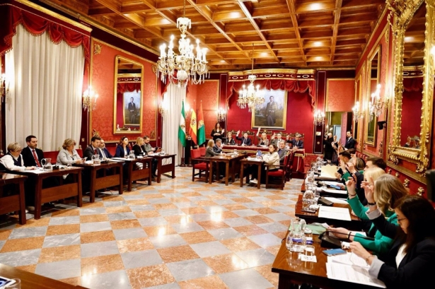 Pleno del Ayuntamiento de Granada, en imagen de archivo (PERFIL DEL AYUNTAMIENTO EN LA RED SOCIAL `X`)