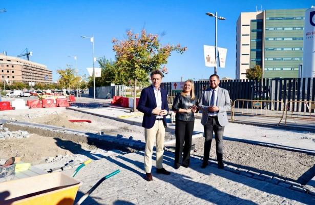 Visita a las obras de la nueva rotonda (AYTO. GRANADA)
