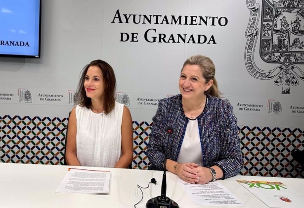 as ediles Mónica Rodríguez Gallego y Beatriz Sánchez Agustino, de Vox en Granada, en imagen de archivo (VOX)