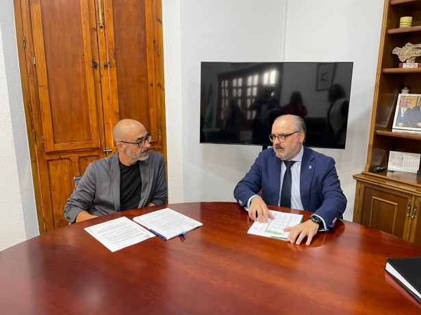 Visita de Luis Recuerda a Albolote (JUNTA)