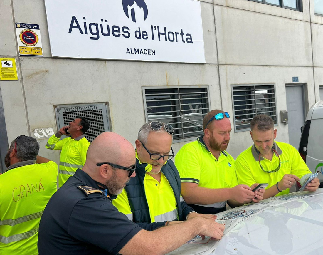 Voluntarios de Emasagra en Valencia (AYTO. GRANADA)
