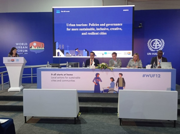 Marifran Carazo en el foro urbano mundial (AYTO. GRANADA)