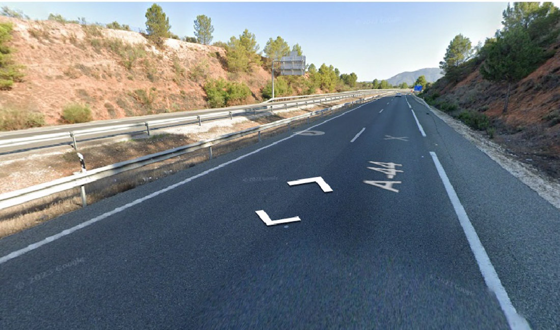 Imagen de la A-44 (EMERGENCIAS 112 ANDALUCÍA)