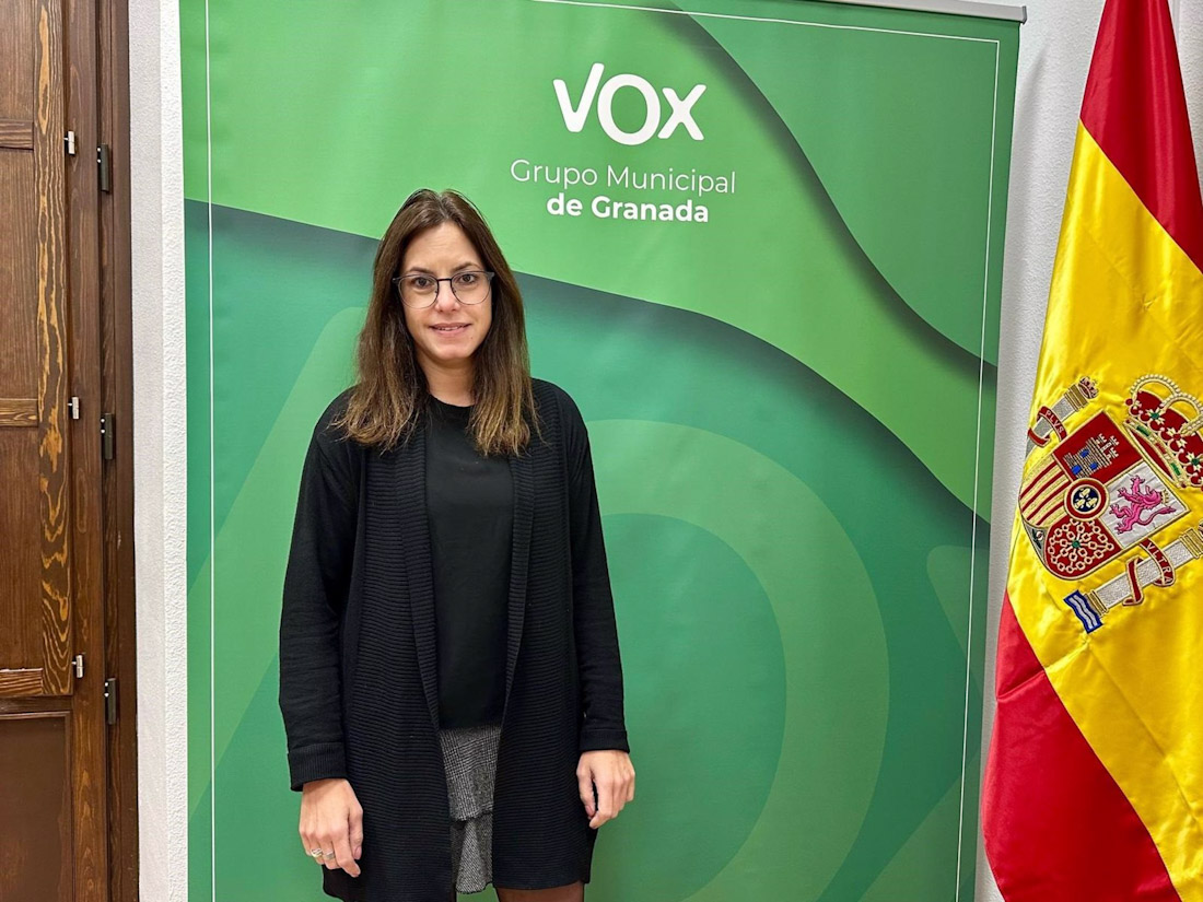 La viceportavoz de Vox en el Ayuntamiento de Granada, Mónica Rodríguez Gallego (VOX)