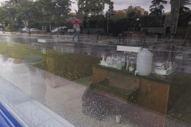 La Agencia Estatal de Meteorología (Aemet) ha activado el nivel de alerta en varias zonas de la provincia de Granada este miércoles (ÁLEX CÁMARA - EUROPA PRESS)