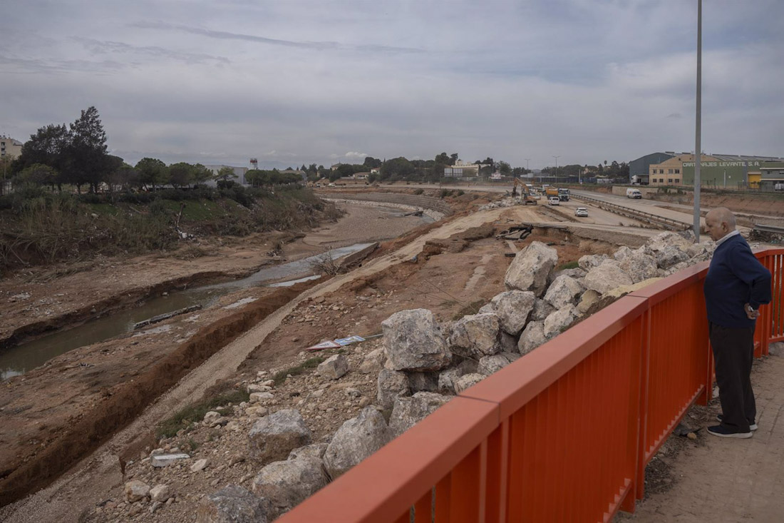 El barranco de Torrent tras el paso de la DANA (JORGE GIL - EUROPA PRESS)
