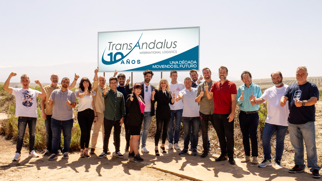 Foto del equipo de TransAndalus en el marco de su 10 aniversario (GABINETE)