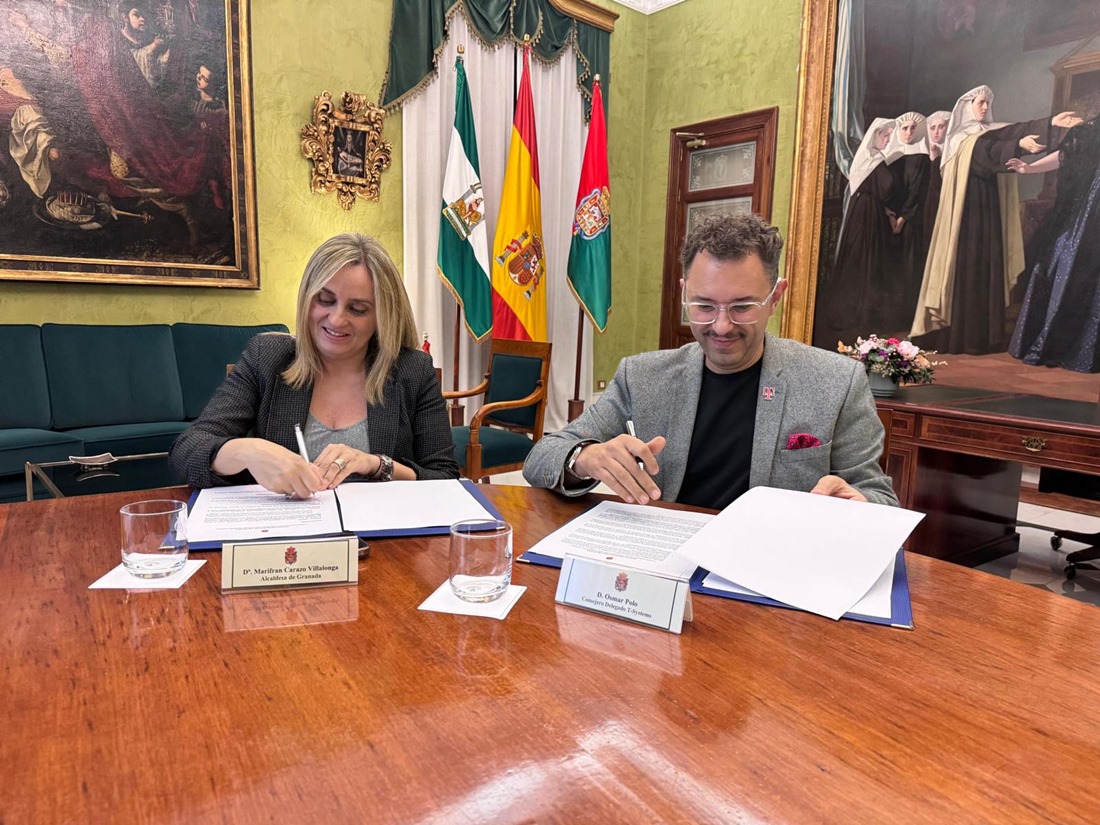 Firma del convenio (AYTO. GRANADA)
