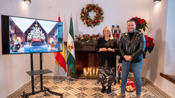 Presentación de la programación de Navidad con Meri Sádaba, alcaldesa de Las Gabias, y Javier Bravo, concejal de Fiestas (AYTO. LAS GABIAS)