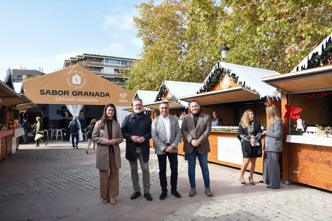 Visita al Mercado de Navidad de `Sabor Granada` (DIPGRA)