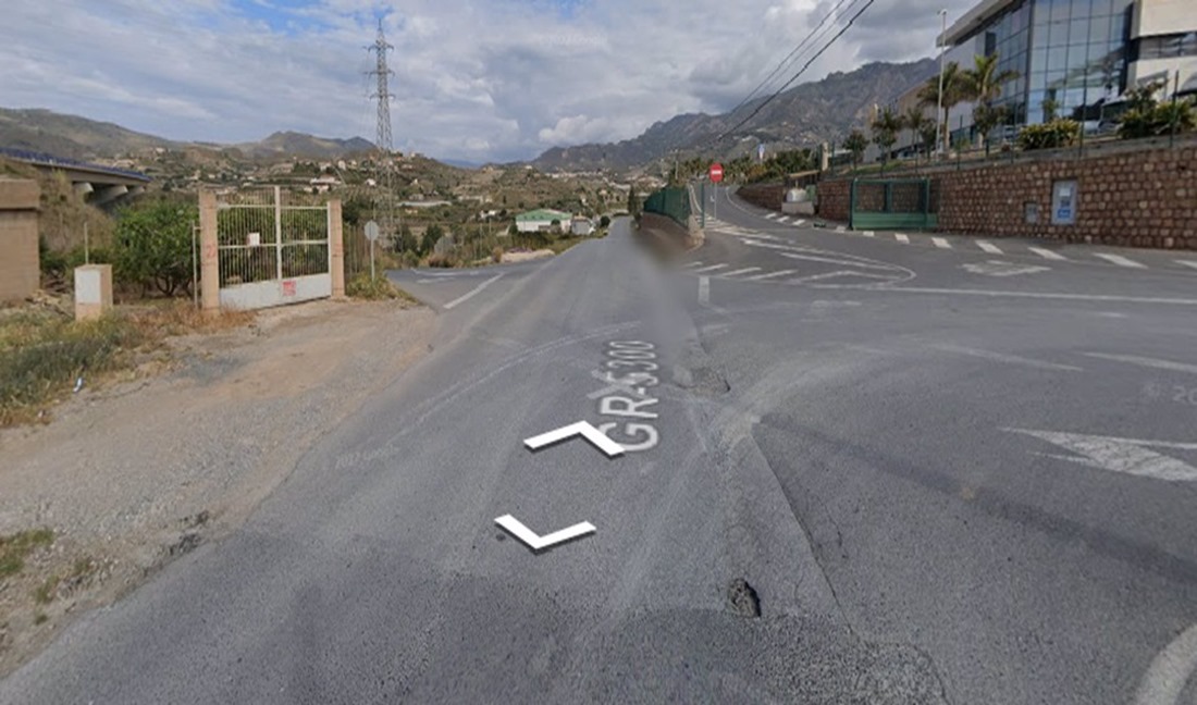 Lugar donde ha ocurrido el atropello (JUNTA DE ANDALUCÍA)