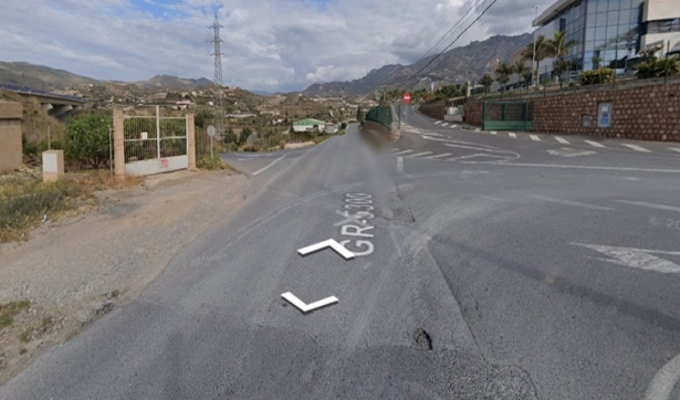 Lugar donde ha ocurrido el atropello (JUNTA DE ANDALUCÍA) Lugar donde ha ocurrido el atropello (JUNTA DE ANDALUCÍA)